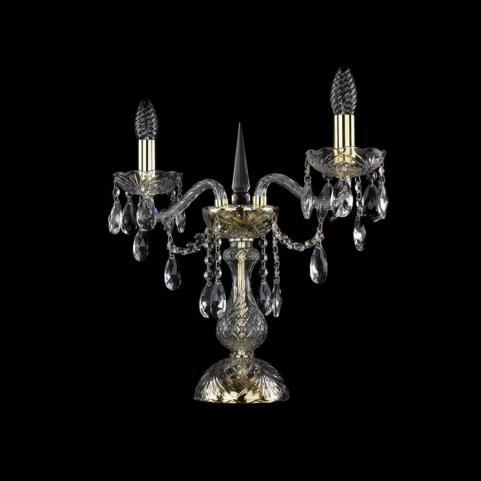 Bohemia Ivele Crystal Настольный светильник Bohemia 1415L/2/141-39 G