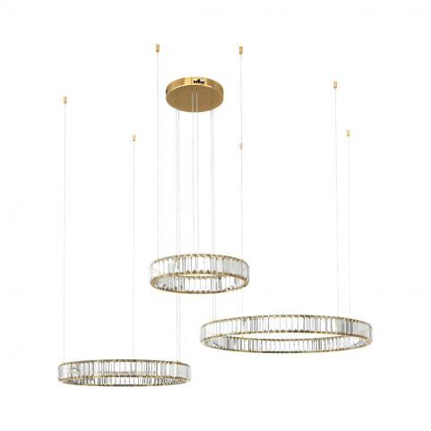 Подвесной светильник Loft IT Crystal ring 10135/3 Gold