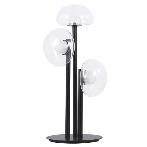 Настольный светильник Crystal Lux BOSQUE LG3 BLACK/TRANSPARENT