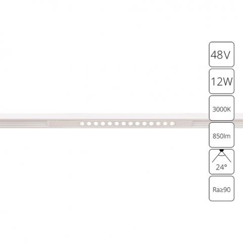 Магнитный трековый светильник Arte Lamp Optima 3000К A7286PL-1WH
