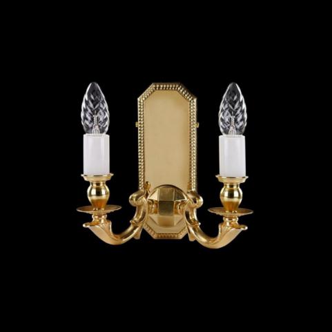 Бра Art Glass GRACIE II. BRASS ANTIQUE