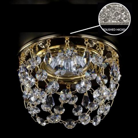 Точечный светильник Art Glass SPOT 10 NICKEL CE
