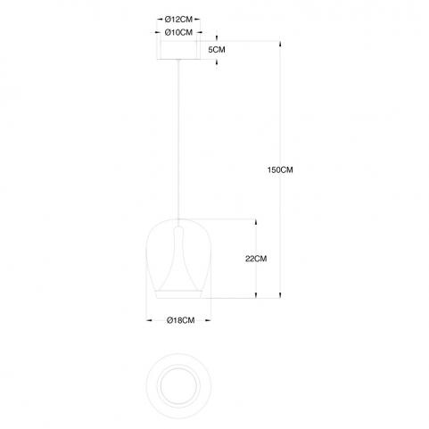 Подвесной светильник Divinare Campo 5875/07 SP-15