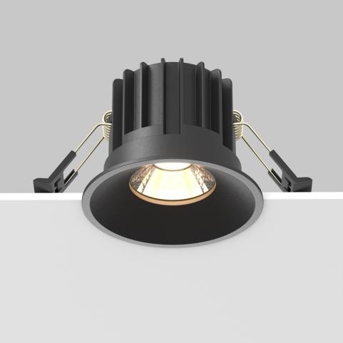Точечный светильник Maytoni Technical Downlight 3000K Round DL058-12W3K-B