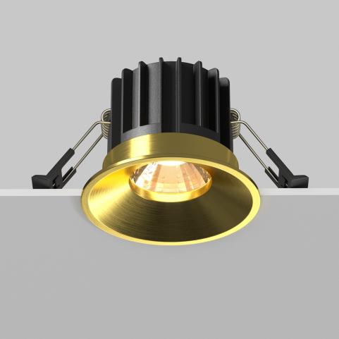 Точечный светильник Maytoni Technical Downlight 3000K Round DL058-12W3K-BS