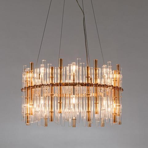 Светильник подвесной Arte Lamp Crystalla A4111LM-16GO