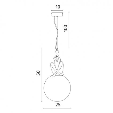 Светильник подвесной Divinare Eleganza 1042/06 SP-10