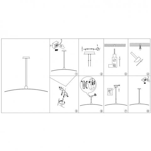 Светильник подвесной Arte Lamp ARNO A3362SP-25BK