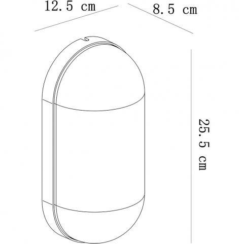 Настенный уличный светильник Arte Lamp Marfik A2481AL-1GO