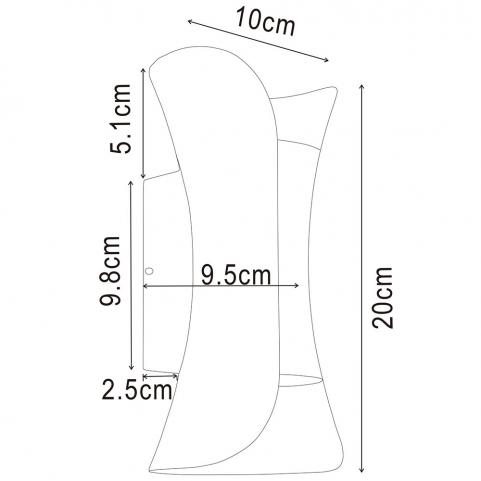 Настенный уличный светильник Arte Lamp Alba A6405AL-2BK