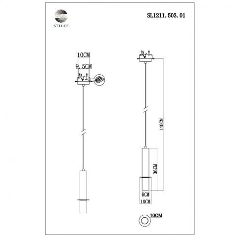 ST Luce Подвесной светильник ST-Luce Varese SL1211.503.01