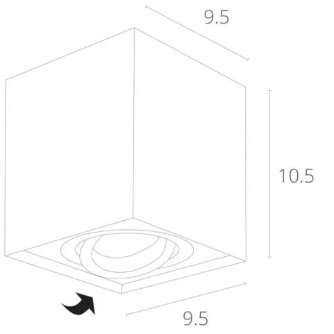 Накладной светильник Arte Lamp Factor   A5544PL-1WH