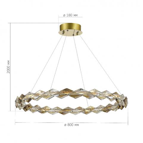 Подвесной светильник ST Luce Diamanta 3000K SL6009.213.01