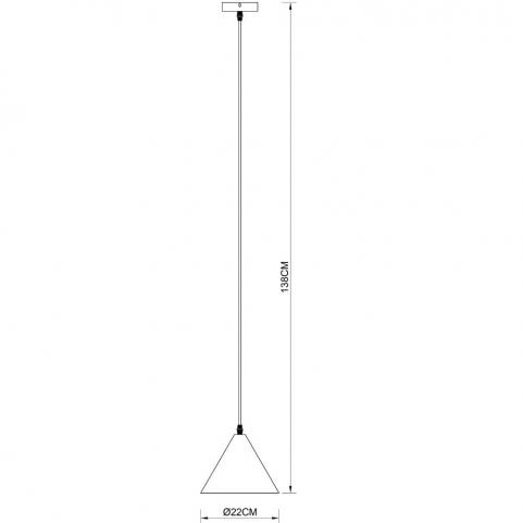 Светильник подвесной Arte Lamp David A7033SP-1BK