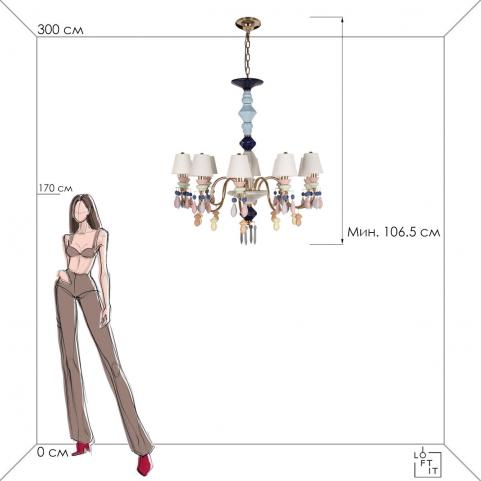 Подвесной светильник Loft IT Grace 10203/10 Mult
