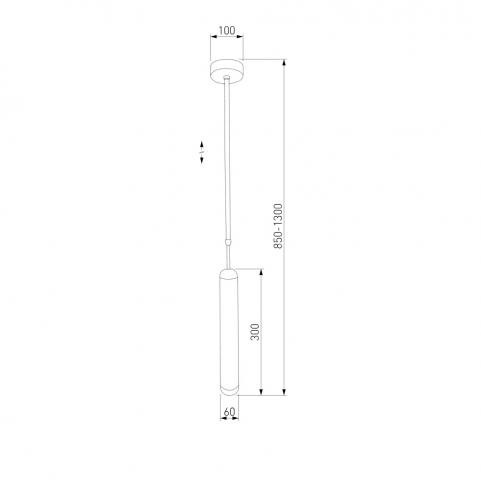 Подвесной светильник Eurosvet Pacific 50255/1 черный
