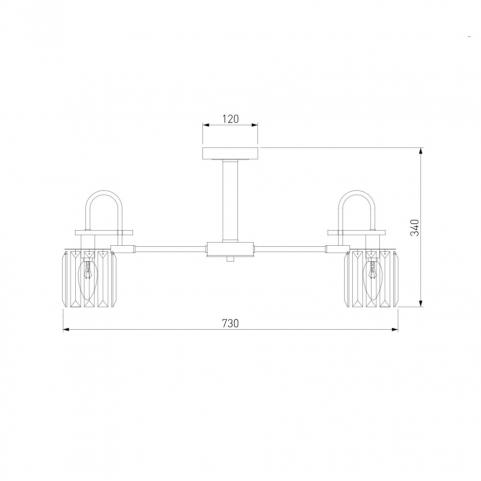Бра Eurosvet Tenia 70090/8 черный