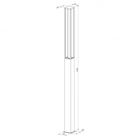 Уличный фонарь Maytoni Outdoor Expo  O480FL-L25B3K