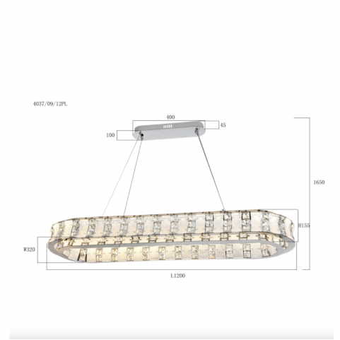 Подвесной светильник Stilfort Magnelli  4037/09/12PL