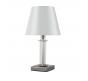 Настольный светильник Crystal Lux NICOLAS LG1 NICKEL/WHITE