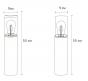 Уличный светильник Arte Lamp Wazn A6215PA-1BK