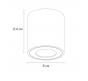 Накладной светильник Arte Lamp Tino  A1469PL-1WH