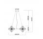 Светильник подвесной Arte Lamp Etereo A5261LM-15GO