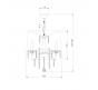 Подвесной светильник Eurosvet Allata 2045/5