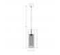 Светильник подвесной Arte Lamp Castello A7068SP-1BK