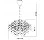 Светильник подвесной Arte Lamp Pipirima A4065SP-9SG