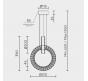 Подвесной светильник Modelux  3000-6000K ML.9041.400 BS