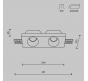 Точечный светильник Maytoni Technical Downlight Gyps Modern DL002-WW-02-W