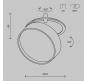 Точечный светильник Maytoni Technical Downlight 3000K Onda DL024-18W3K-BMG
