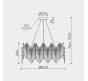 Подвесной светильник Modelux  ML.2293.600 GD